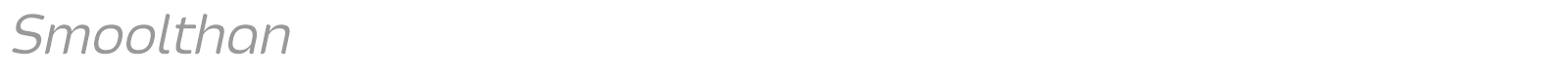 Smoolthan font preview